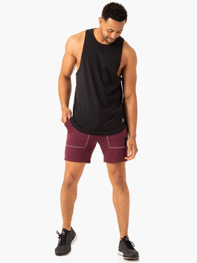 Ryderwear Men Shorts Vital Track Men's Shorts Plum | CA2733XF