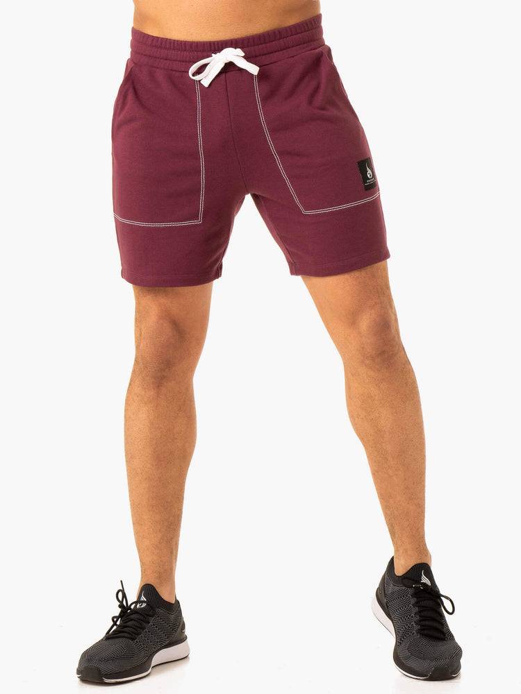 Ryderwear Men Shorts Vital Track Men\'s Shorts Plum | CA2733XF