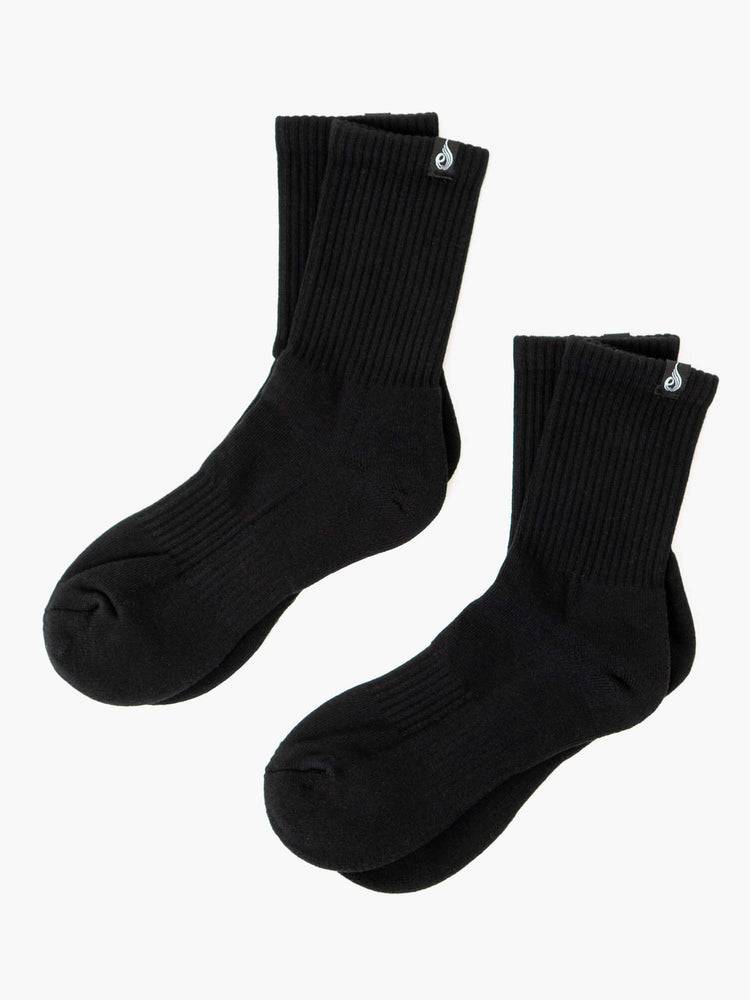 Ryderwear Men Socks Crew Men\'s Socks Black | CA2595JJ