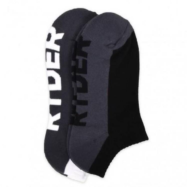 Ryderwear Men Socks Mens 2 Pack Men's Socks Black/Grey and White/Grey | CA2593LH