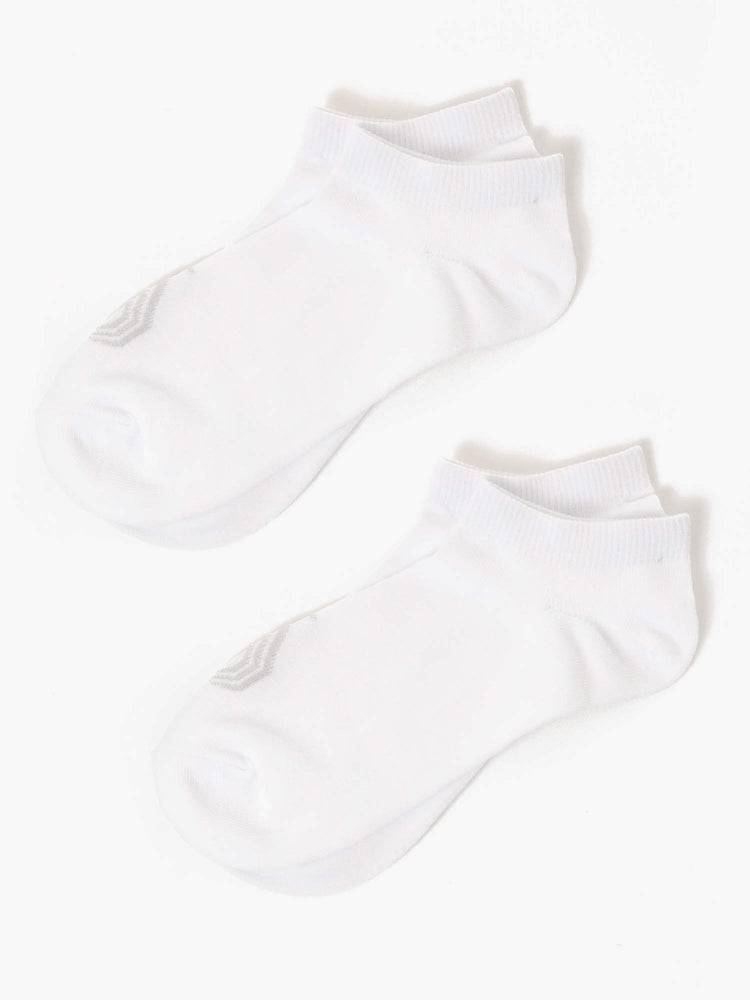 Ryderwear Men Socks No Show Men\'s Socks White | CA2591XF