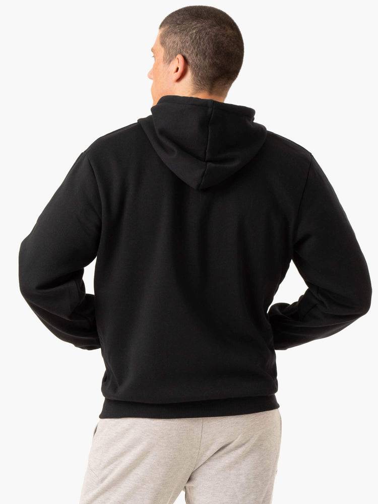 Ryderwear Men Sweaters Essential Zip Up Jacket Men's Sweaters Black | CA2839DN