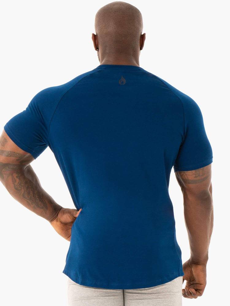 Ryderwear Men T Shirts Base Men's T Shirts Navy | CA2952GL