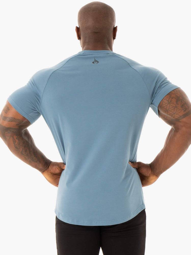 Ryderwear Men T Shirts Base Men's T Shirts Blue | CA2956AP