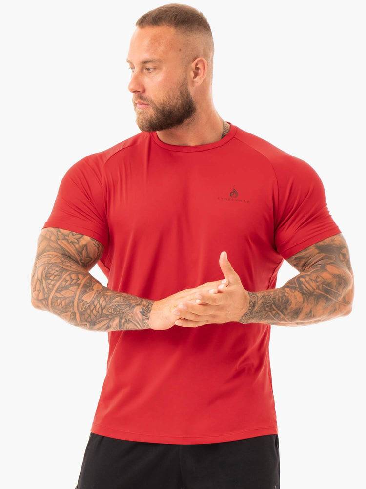 Ryderwear Men T Shirts Breeze Men\'s T Shirts Red | CA2948LH