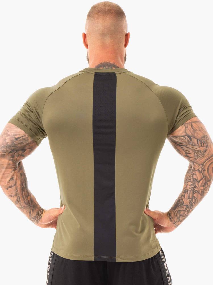 Ryderwear Men T Shirts Breeze Men's T Shirts Khaki | CA2949KI