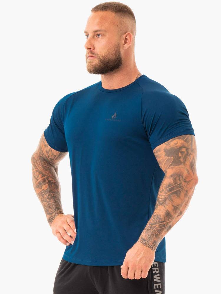 Ryderwear Men T Shirts Breeze Men's T Shirts Navy | CA2950JJ