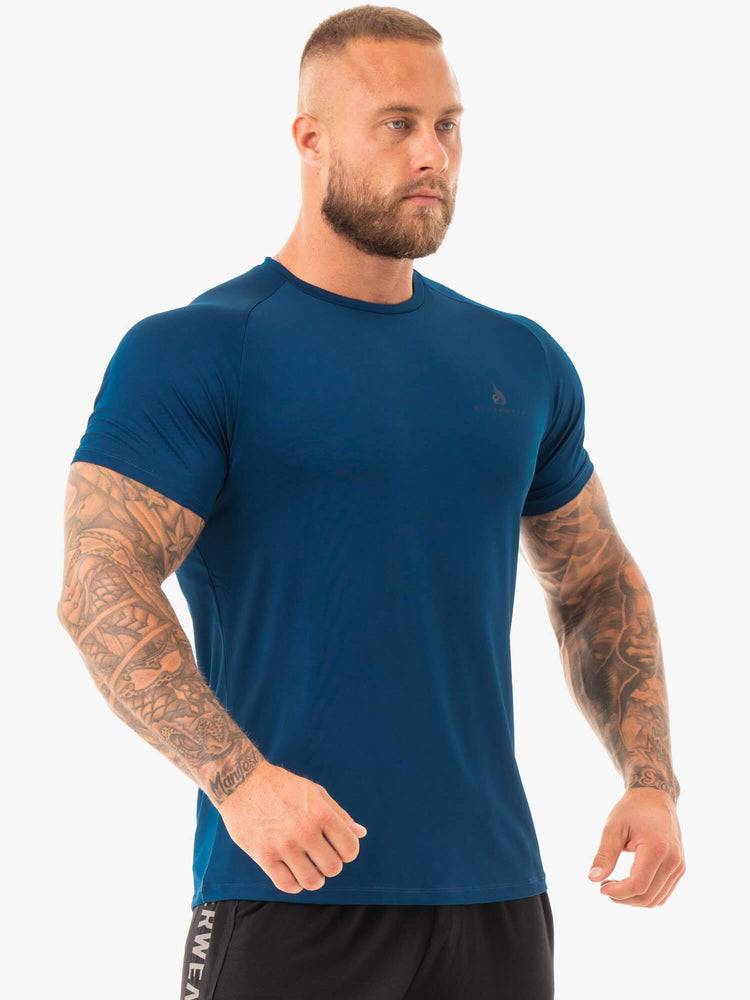 Ryderwear Men T Shirts Breeze Men's T Shirts Navy | CA2950JJ