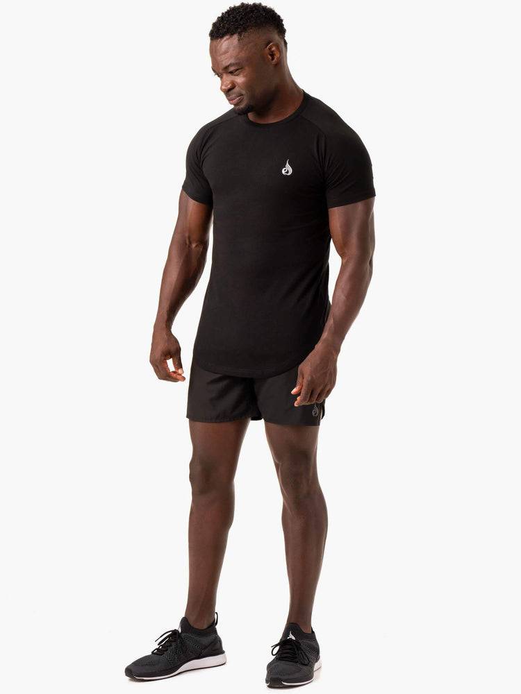 Ryderwear Men T Shirts Critical Men's T Shirts Black | CA2940QZ