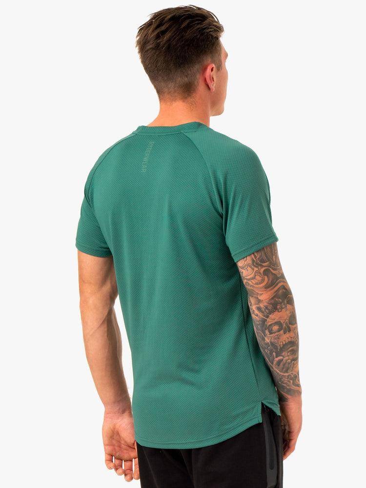 Ryderwear Men T Shirts Enhance Men's T Shirts Green | CA2933IS