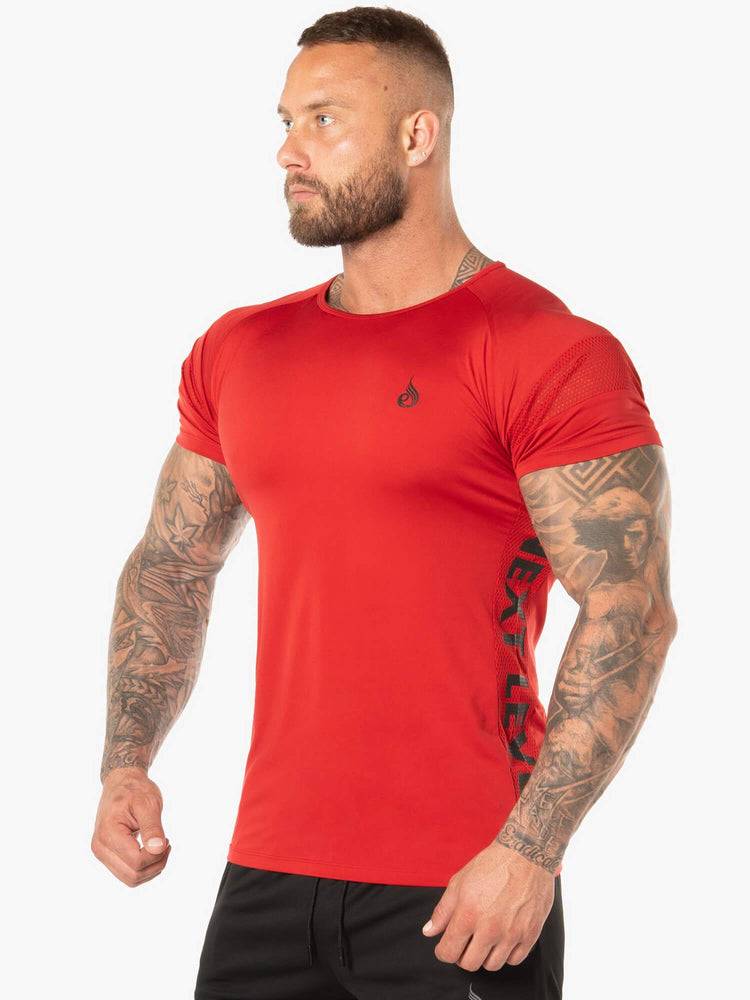 Ryderwear Men T Shirts Evo Men's T Shirts Red | CA2928DN