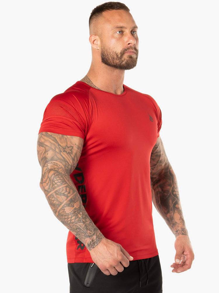 Ryderwear Men T Shirts Evo Men's T Shirts Red | CA2928DN