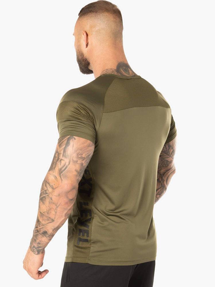 Ryderwear Men T Shirts Evo Men's T Shirts Khaki | CA2929SO