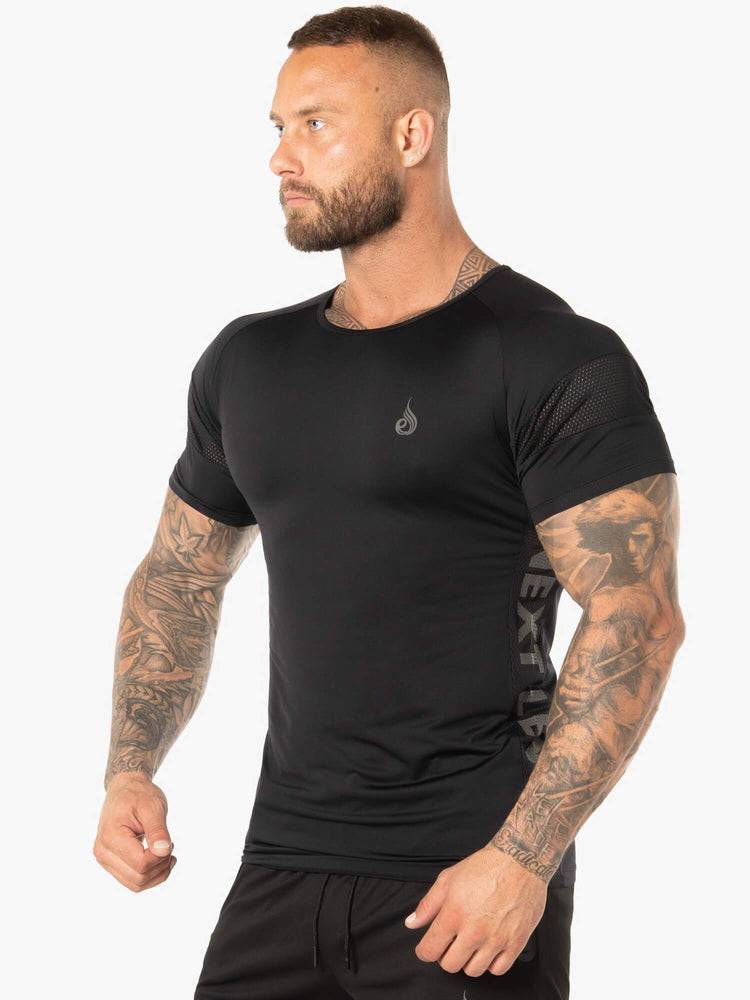 Ryderwear Men T Shirts Evo Men's T Shirts Black | CA2930AP