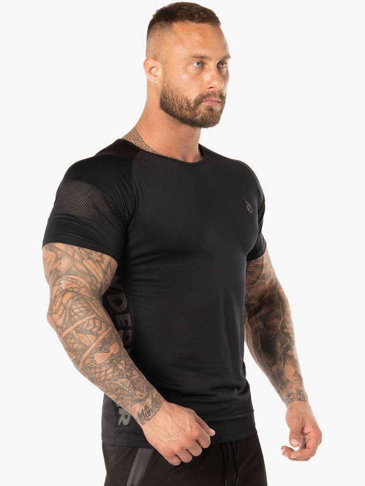 Ryderwear Men T Shirts Evo Men's T Shirts Black | CA2930AP