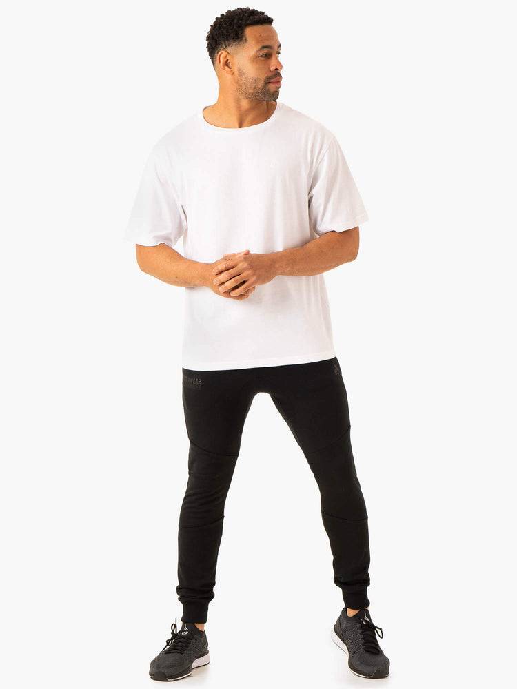 Ryderwear Men T Shirts Lift Oversized Unisex Men's T Shirts White | CA2896MA