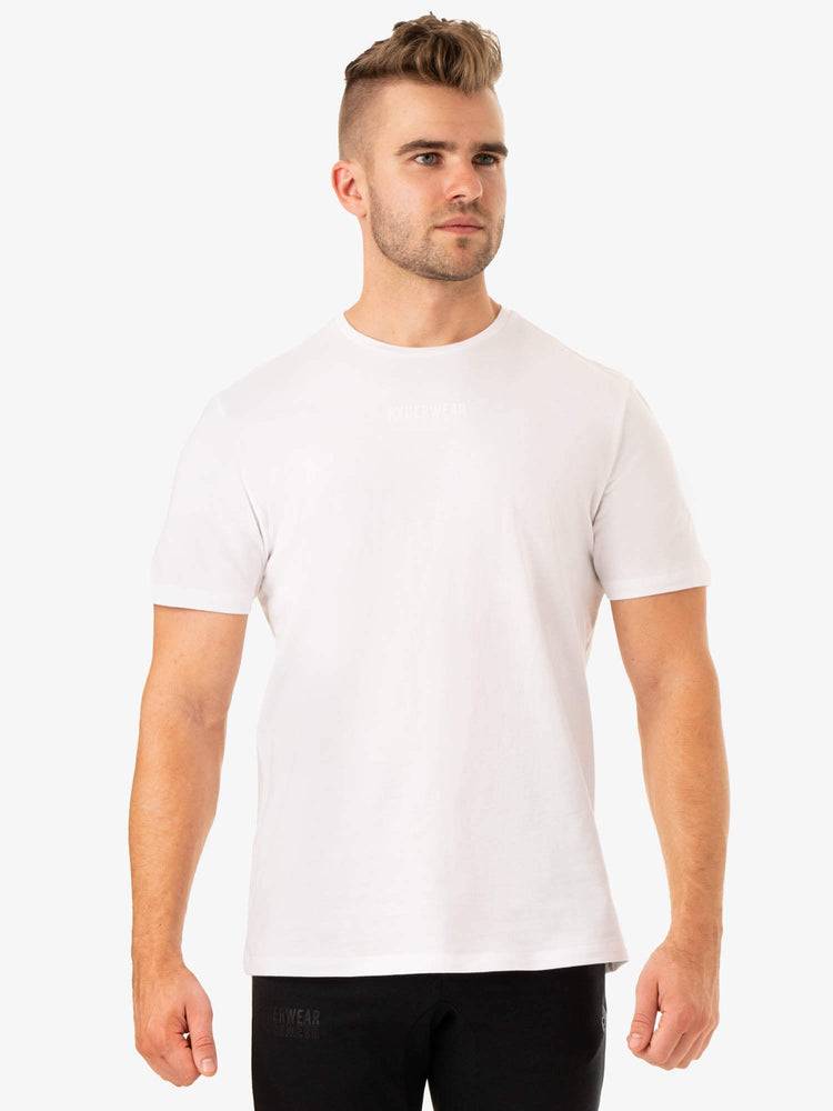 Ryderwear Men T Shirts Limitless Men's T Shirts White | CA2892RW