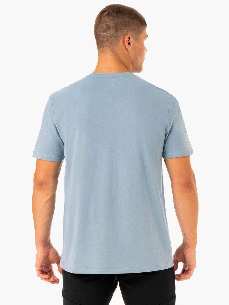 Ryderwear Men T Shirts Limitless Men's T Shirts Ice Blue | CA2894WY