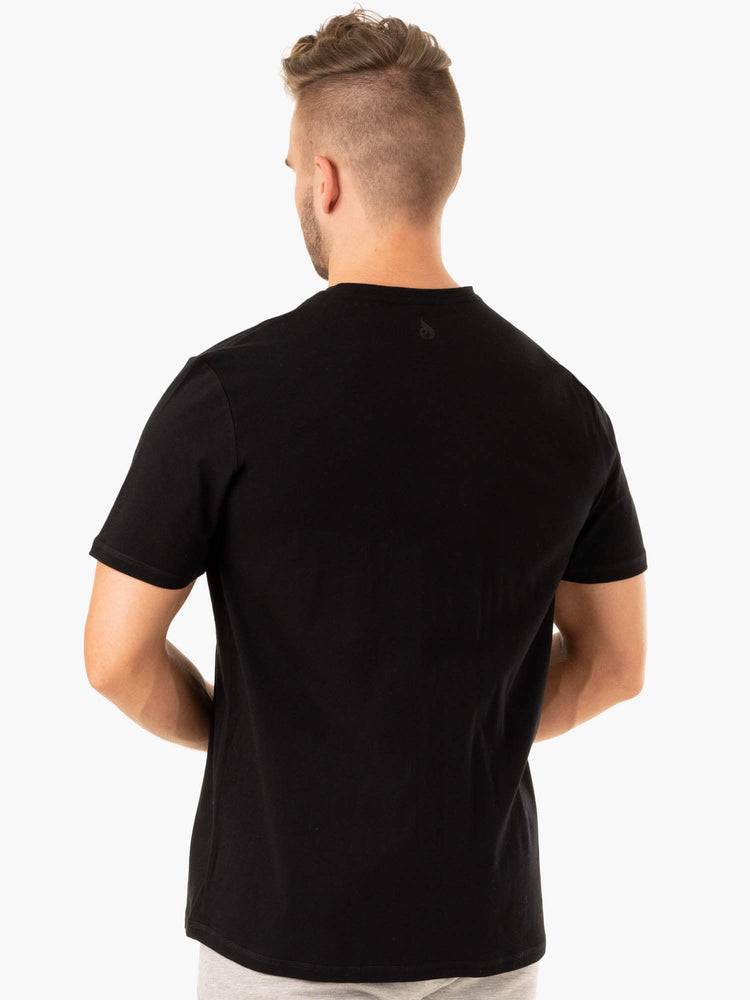 Ryderwear Men T Shirts Limitless Men's T Shirts Black | CA2895QZ