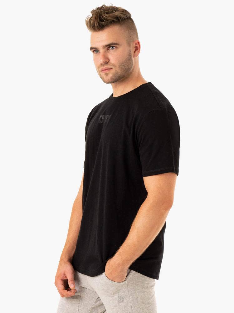 Ryderwear Men T Shirts Limitless Men's T Shirts Black | CA2895QZ