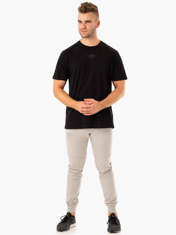 Ryderwear Men T Shirts Limitless Men's T Shirts Black | CA2895QZ