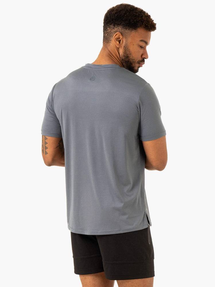 Ryderwear Men T Shirts Overdrive Men's T Shirts Steel Blue | CA2881GL