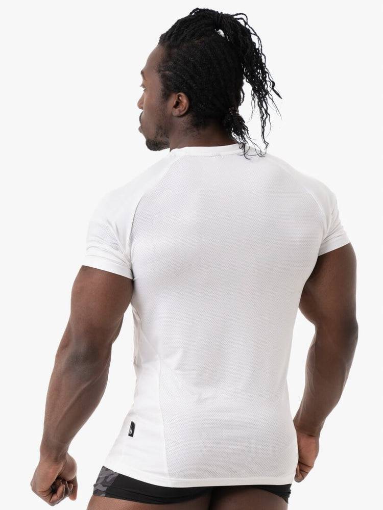 Ryderwear Men T Shirts Shield Men's T Shirts White | CA2858SO