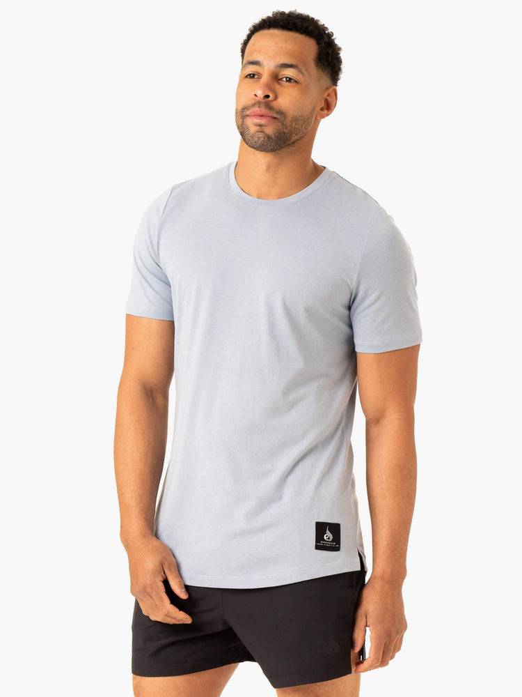 Ryderwear Men T Shirts Vital Men's T Shirts Ice Blue | CA2848RW