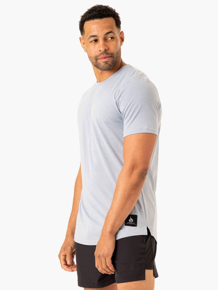 Ryderwear Men T Shirts Vital Men's T Shirts Ice Blue | CA2848RW