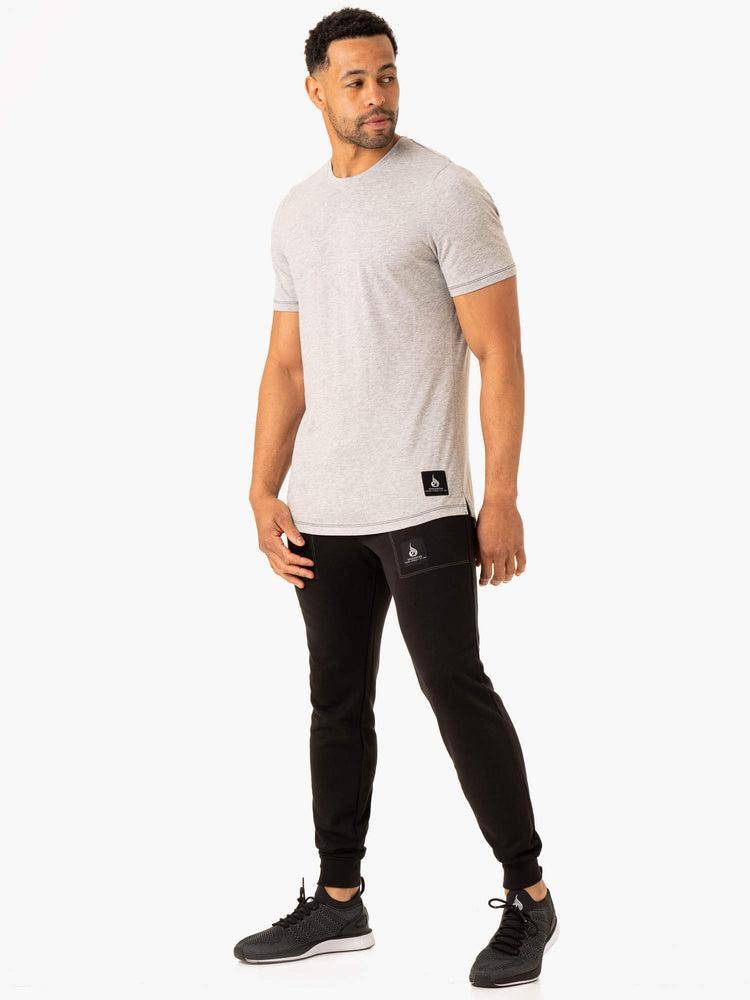 Ryderwear Men T Shirts Vital Men's T Shirts Grey Marl | CA2849EX