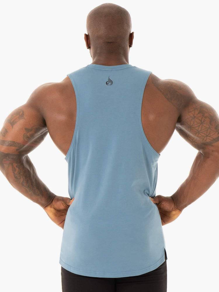 Ryderwear Men Tanks Base Baller Tank Men's Tanks Blue | CA3086VD