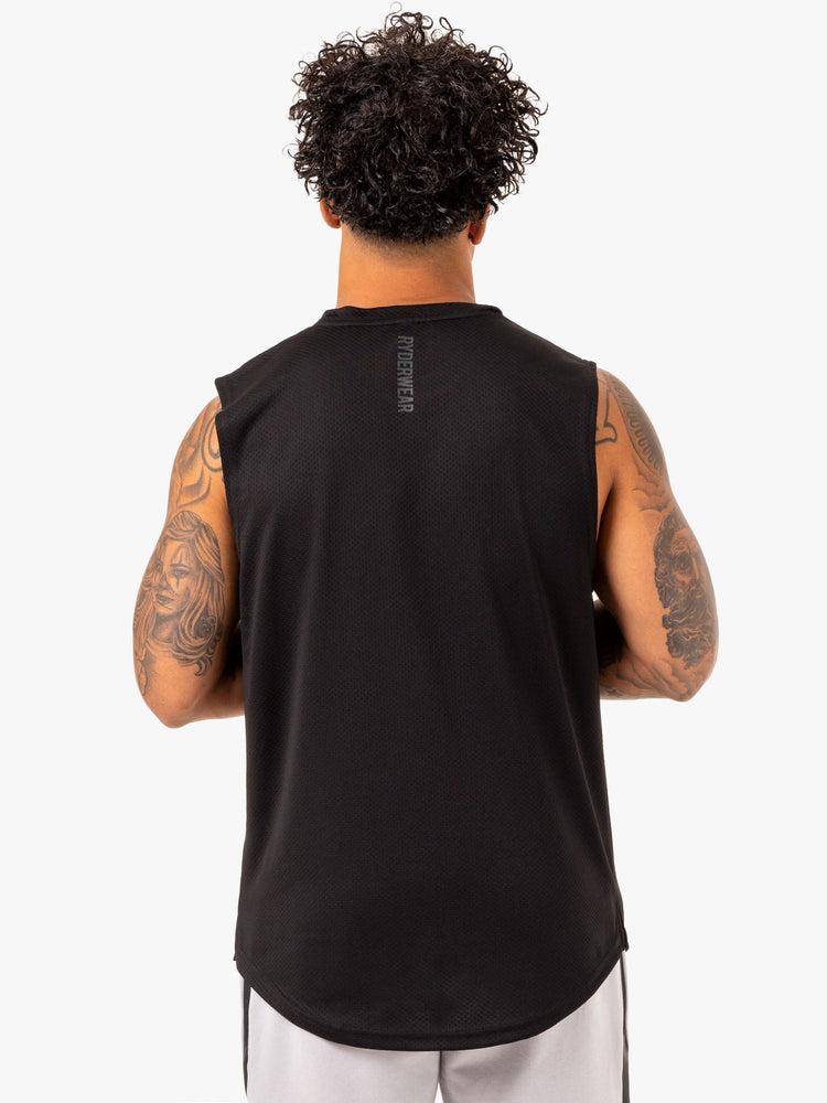 Ryderwear Men Tanks Enhance Muscle Tank Men's Tanks Black | CA3063WY