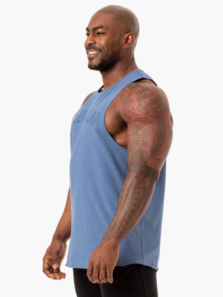 Ryderwear Men Tanks Force Baller Tank Men's Tanks Blue | CA3043XF