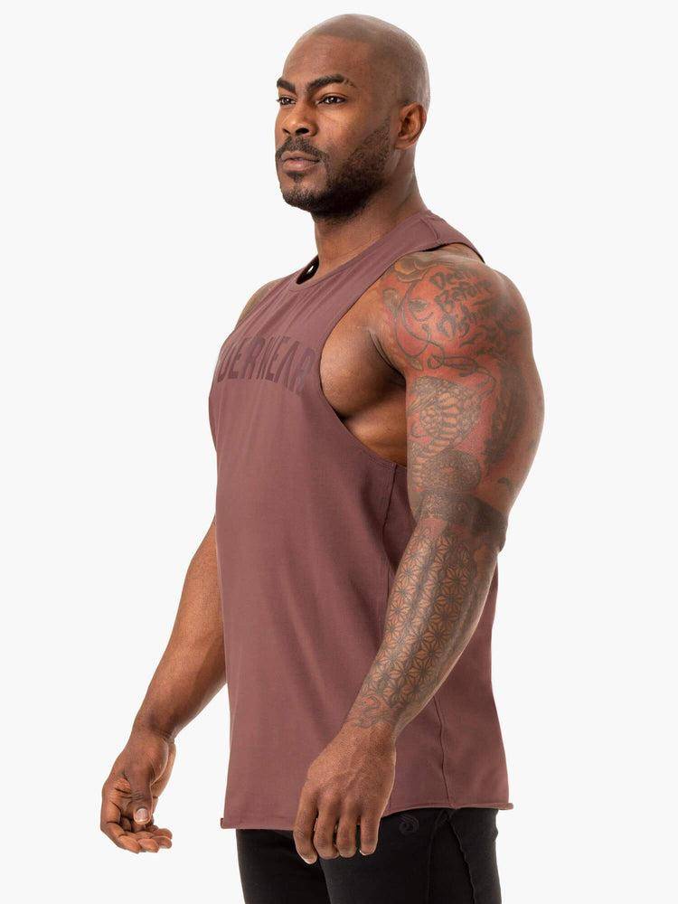 Ryderwear Men Tanks Force Baller Tank Men's Tanks Brick | CA3045LH