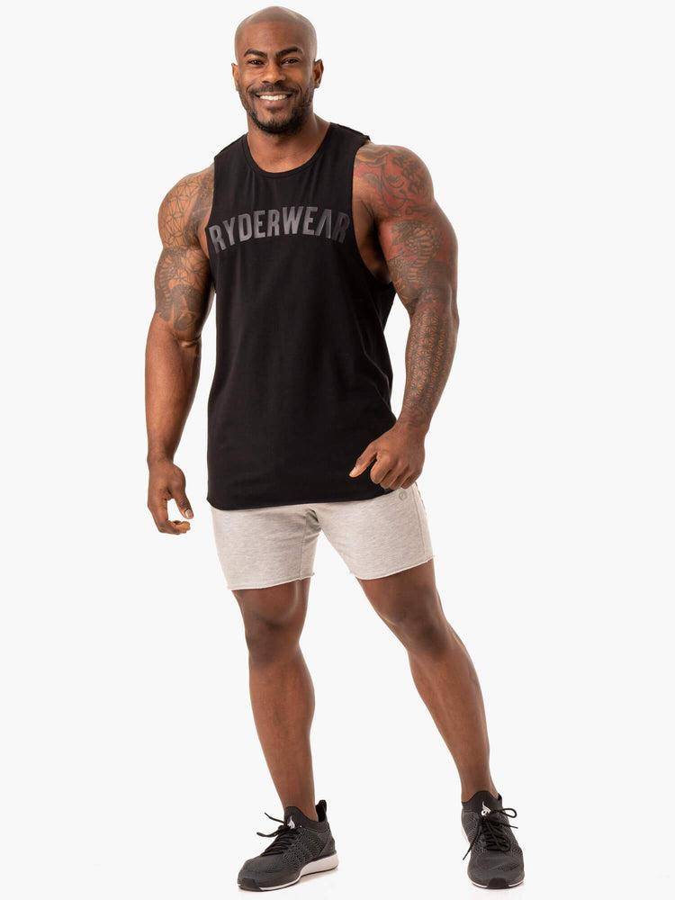 Ryderwear Men Tanks Force Baller Tank Men's Tanks Black | CA3046KI