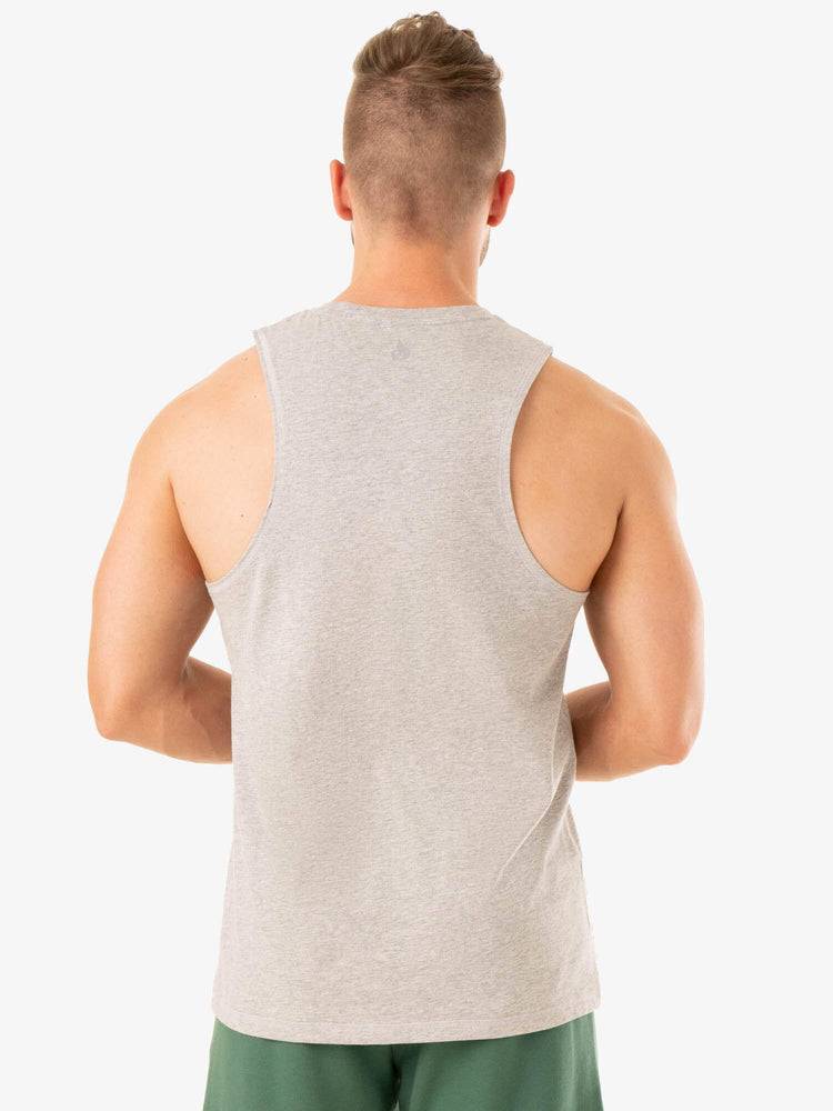 Ryderwear Men Tanks Limitless Baller Tank Men's Tanks Grey Marl | CA3003OR