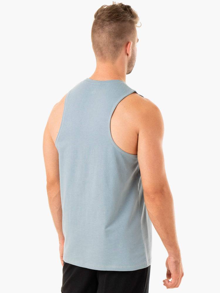 Ryderwear Men Tanks Limitless Baller Tank Men's Tanks Ice Blue | CA3004IS