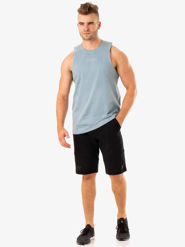 Ryderwear Men Tanks Limitless Baller Tank Men's Tanks Ice Blue | CA3004IS