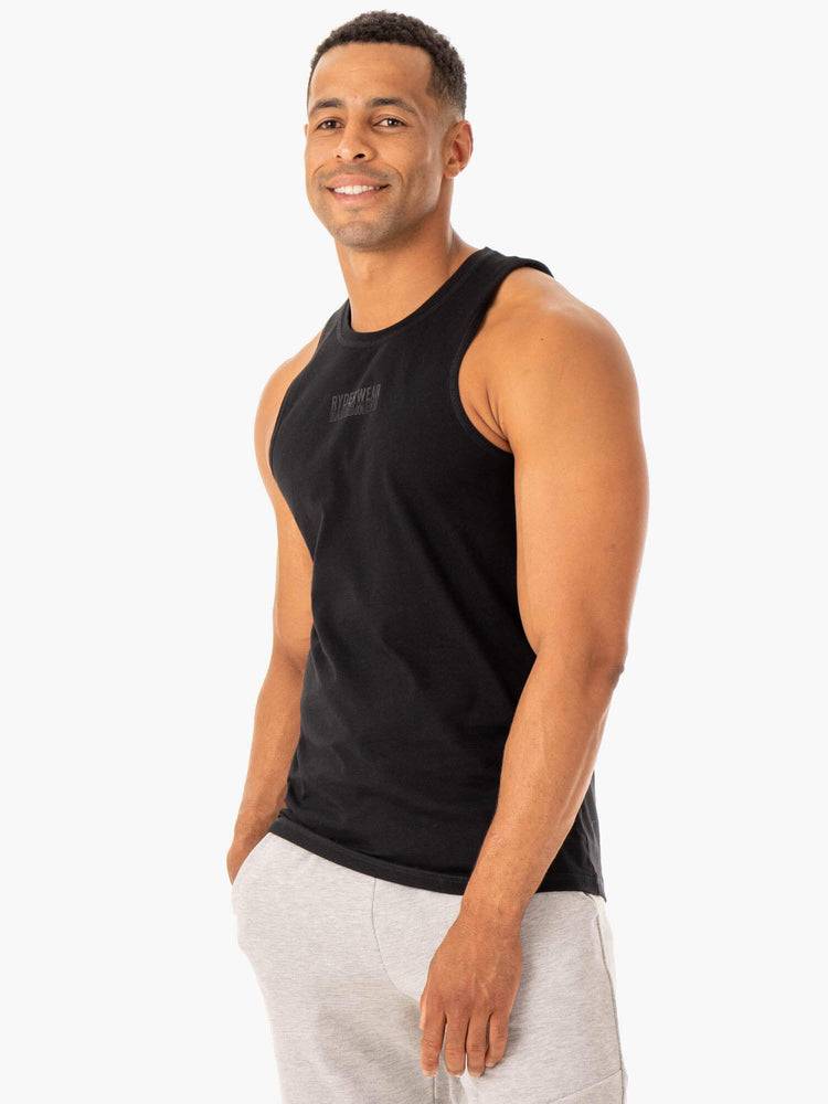 Ryderwear Men Tanks Limitless Baller Tank Men's Tanks Black | CA3006YU