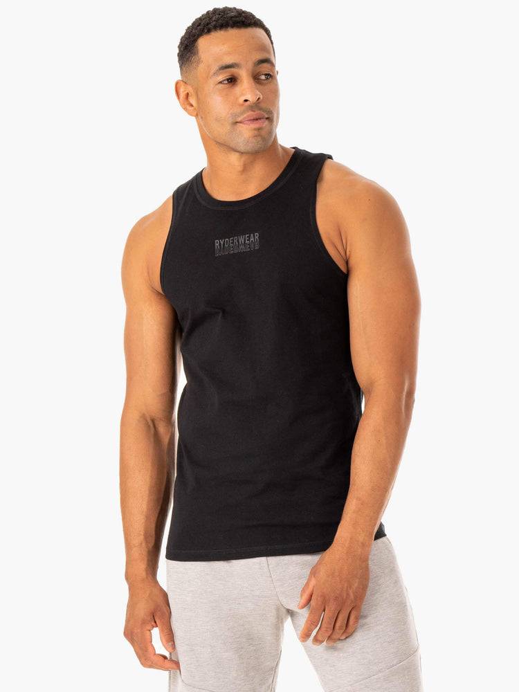 Ryderwear Men Tanks Limitless Baller Tank Men\'s Tanks Black | CA3006YU