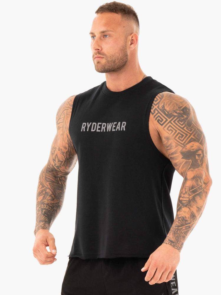 Ryderwear Men Tanks Performance Baller Tank Men's Tanks Black | CA2990RW