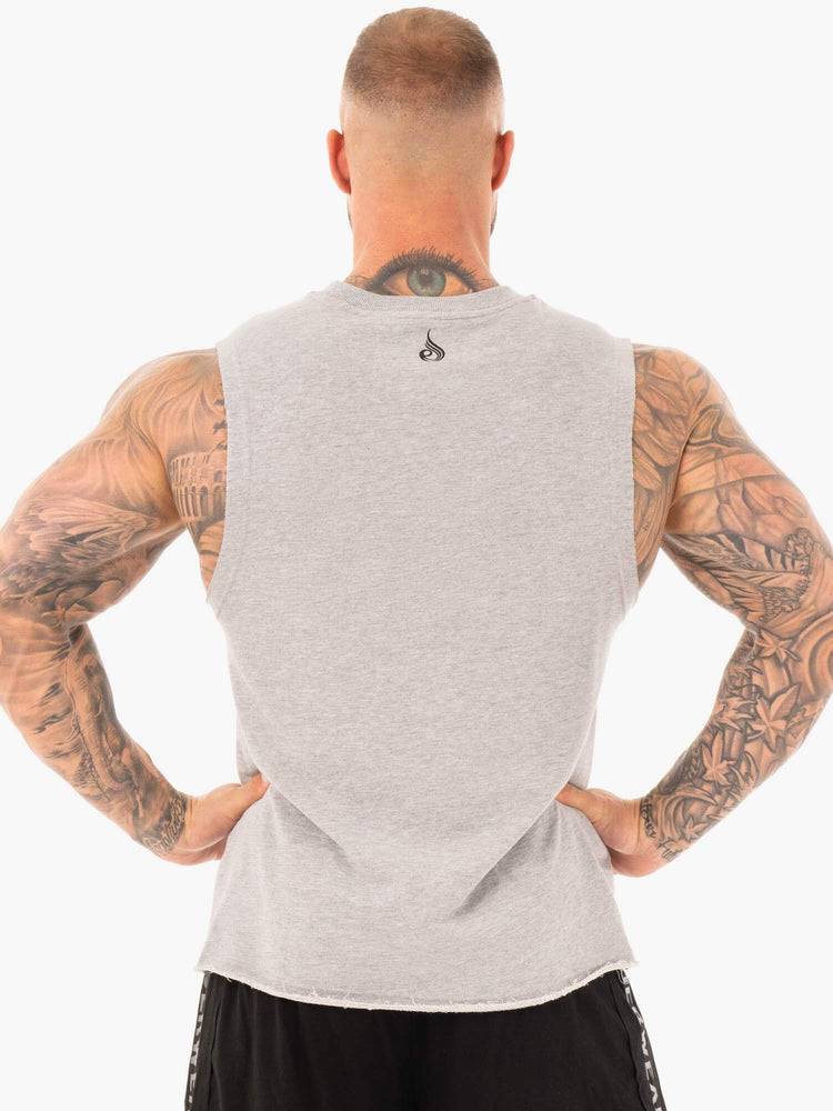 Ryderwear Men Tanks Performance Baller Tank Men's Tanks Grey Marl | CA2991EX