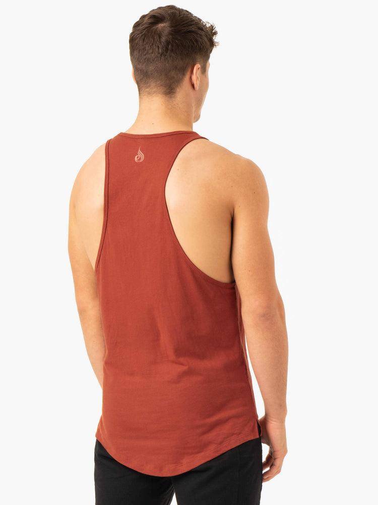 Ryderwear Men Tanks Pursuit Baller Tank Men's Tanks Red Clay | CA2987UT