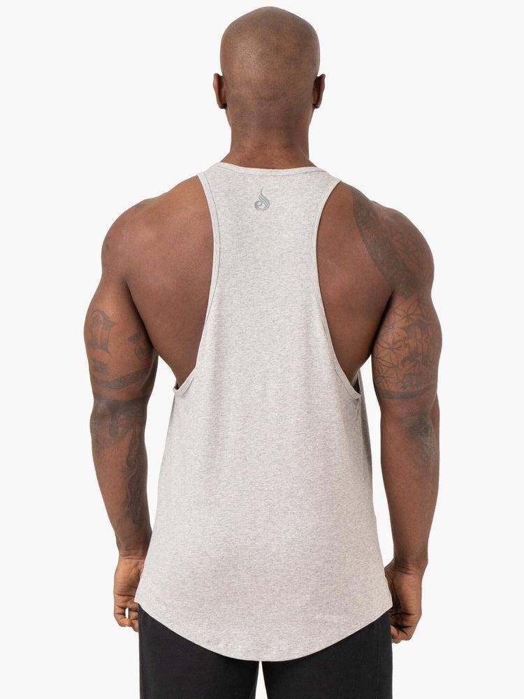 Ryderwear Men Tanks Pursuit Baller Tank Men's Tanks Light Grey Marl | CA2988YU