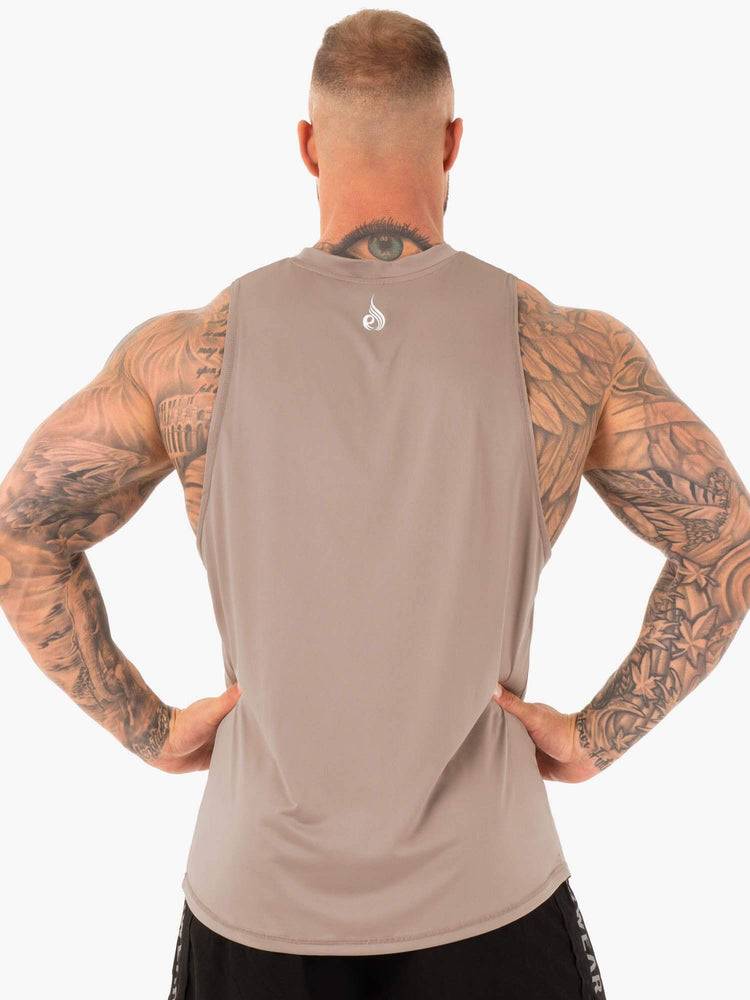 Ryderwear Men Tanks Strength Baller Tank Men's Tanks Tan | CA2976JJ