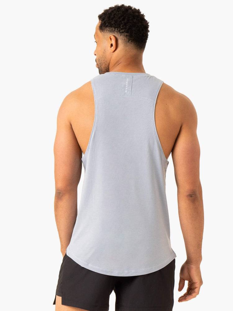 Ryderwear Men Tanks Vital Baller Tank Men's Tanks Ice Blue | CA2968NB