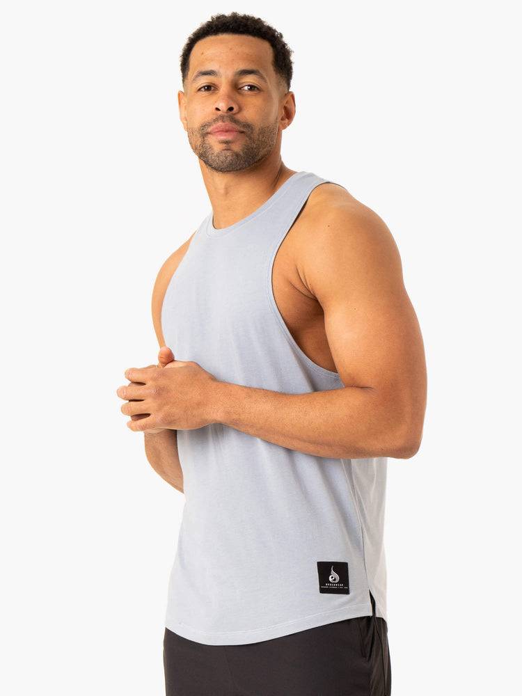 Ryderwear Men Tanks Vital Baller Tank Men's Tanks Ice Blue | CA2968NB