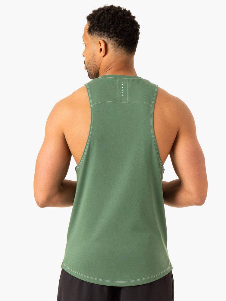 Ryderwear Men Tanks Vital Baller Tank Men's Tanks Green | CA2969BC