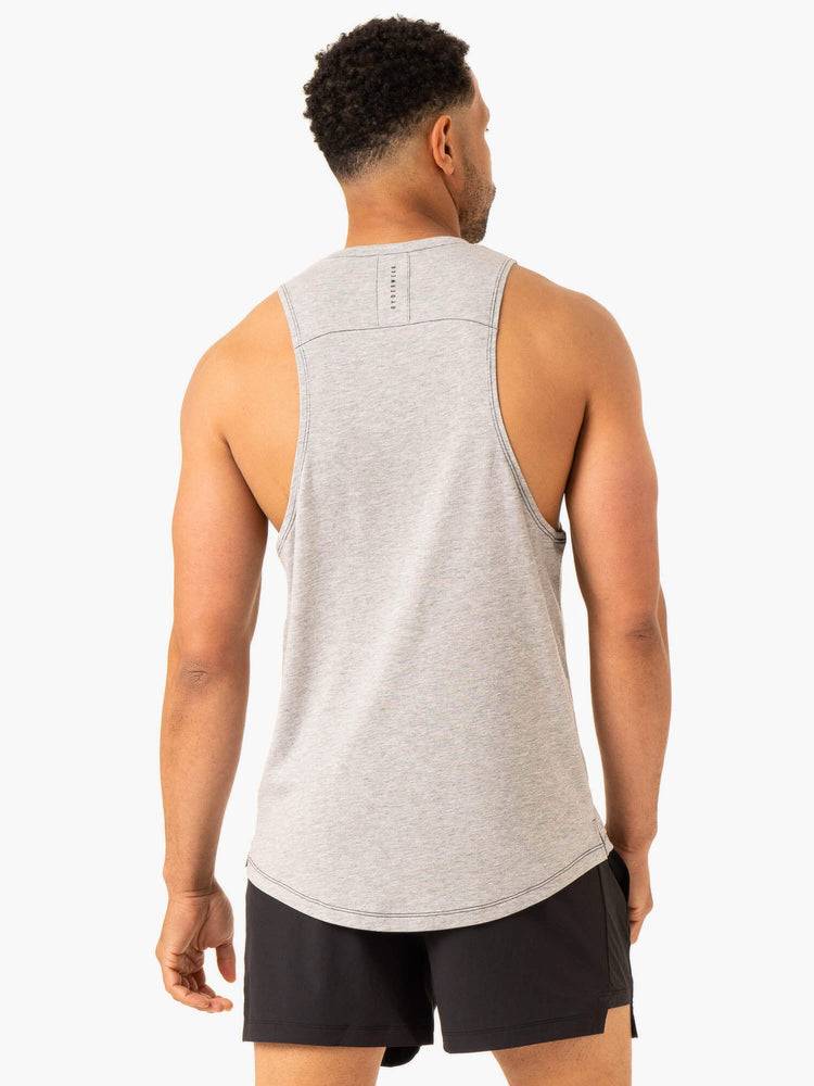 Ryderwear Men Tanks Vital Baller Tank Men's Tanks Grey Marl | CA2970VD