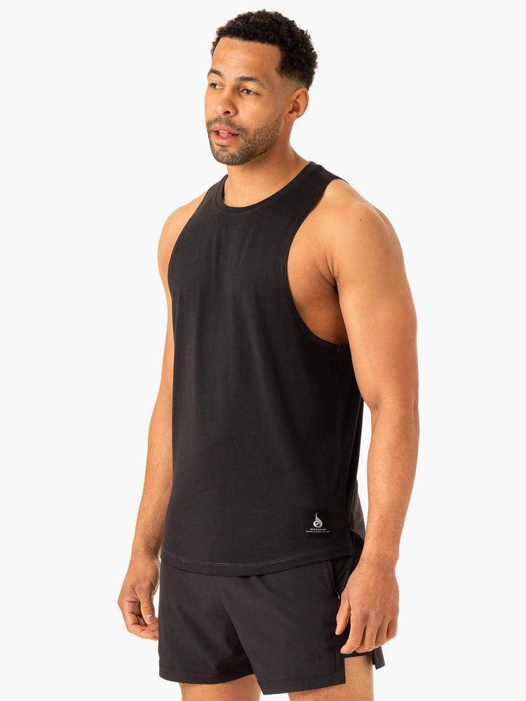 Ryderwear Men Tanks Vital Baller Tank Men's Tanks Faded Black | CA2972XF